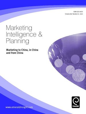 cover image of Marketing Intelligence & Planning, Volume 24, Issue 4